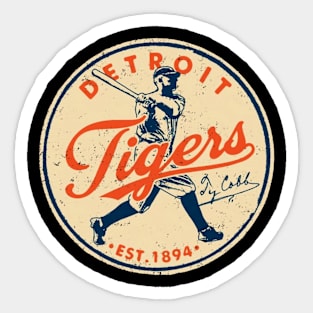 Vintage Detroit Tigers Sticker